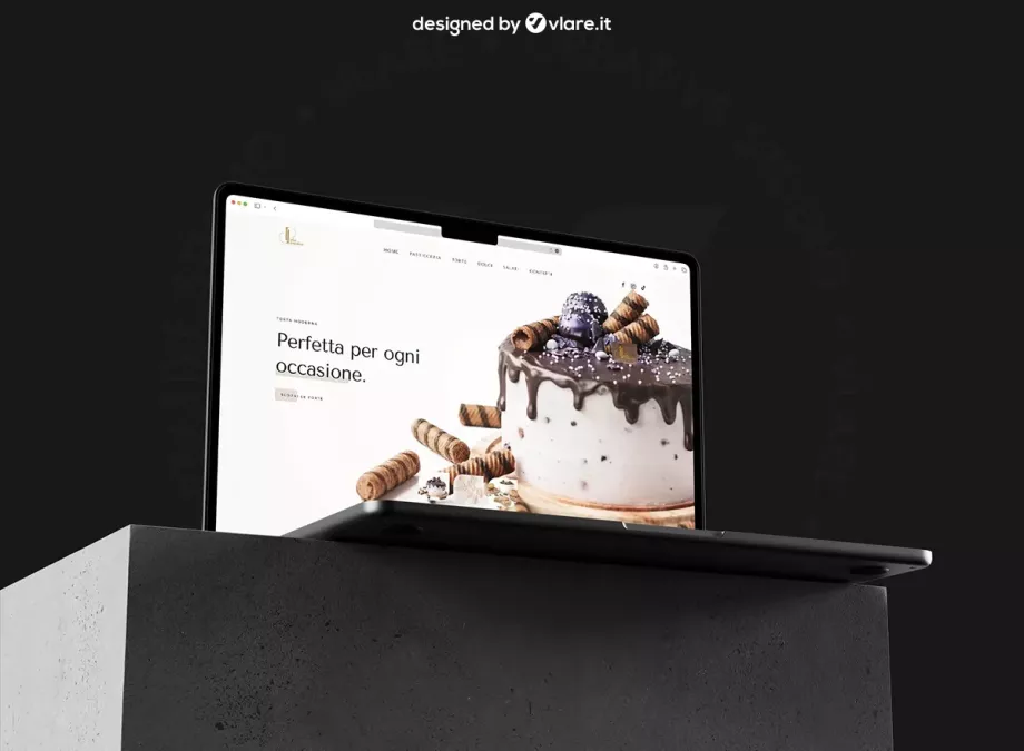 realizzazione sito web pasticceria dolce paradiso