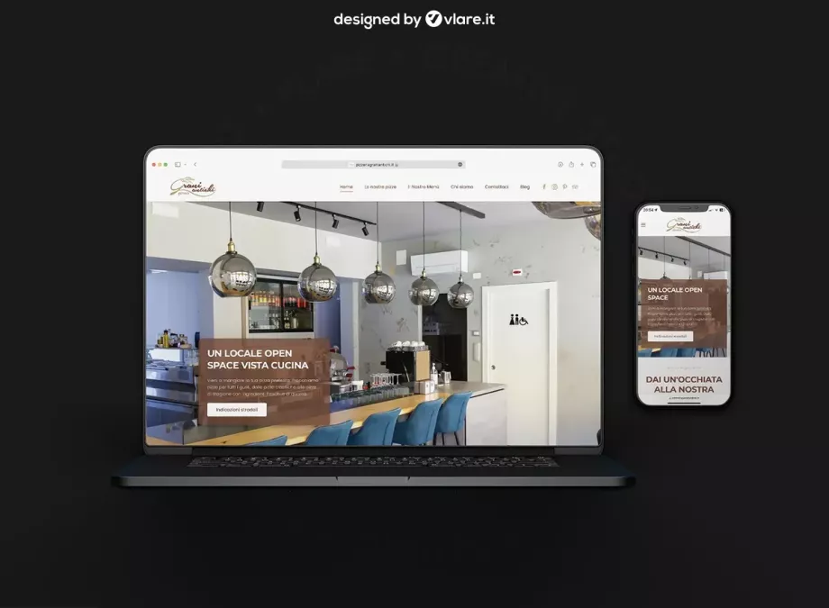 realizzazione sito web pizzeria grani antichi