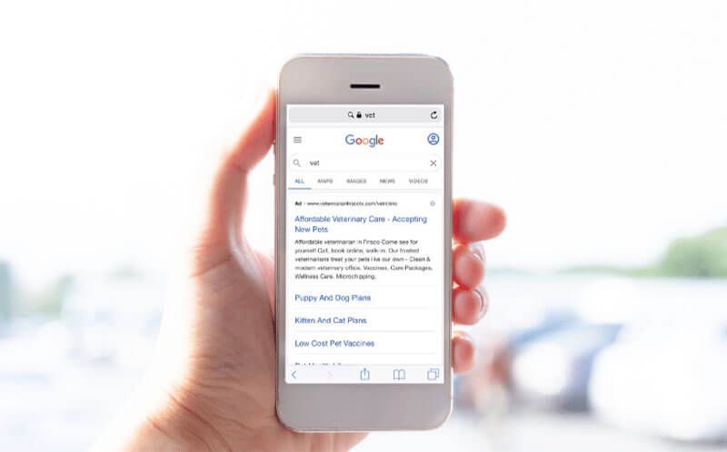 prima posizione google