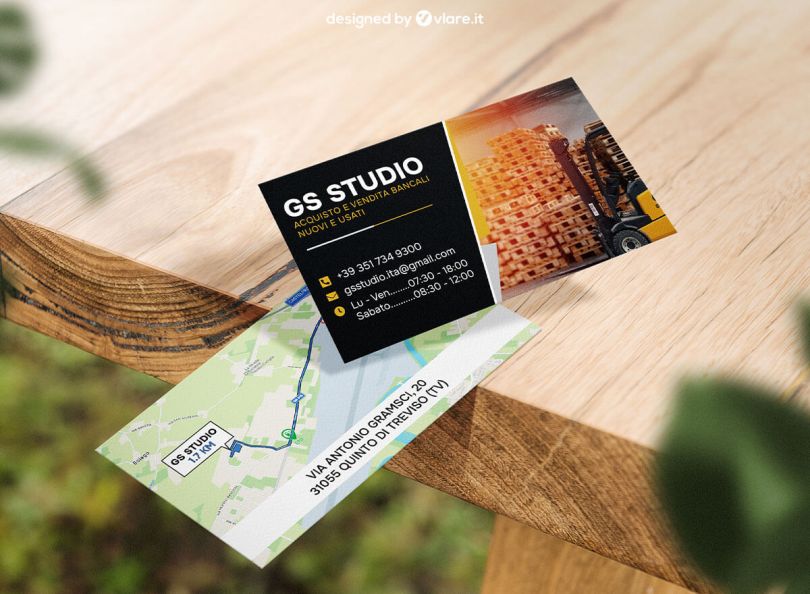 business card mockup